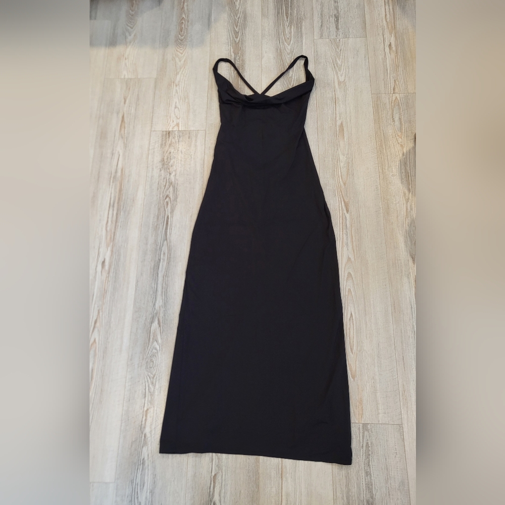 Victoria's Secret Chic Black Strapless Dress